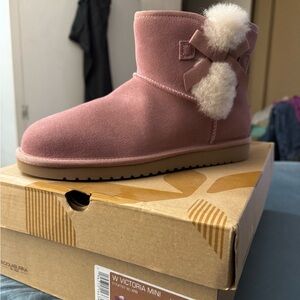 UGG Pink Victoria Mini Boots